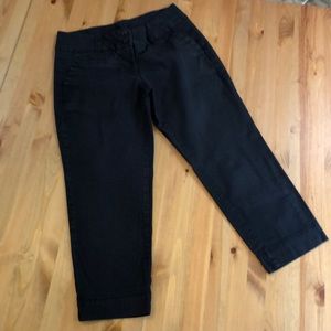 Lands End Twill Capri Pants